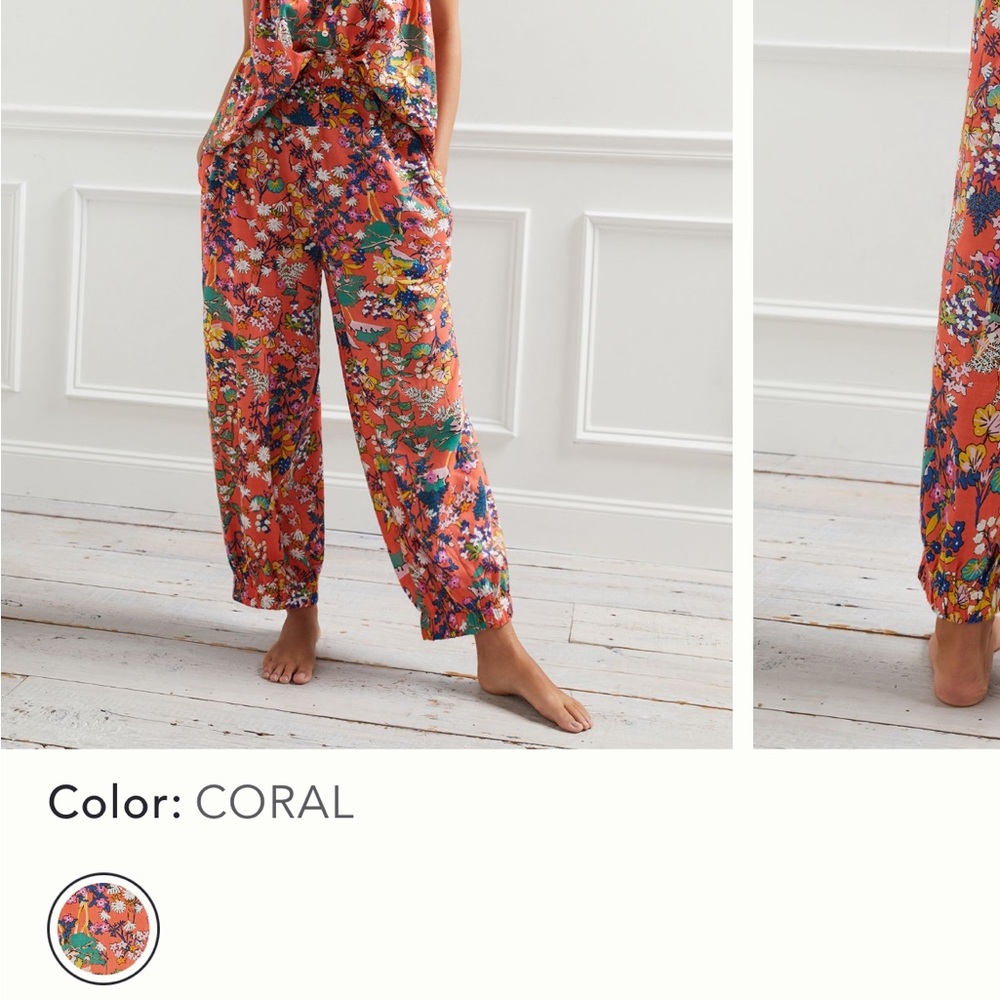Anthropologie Multicolor iris harem pants
